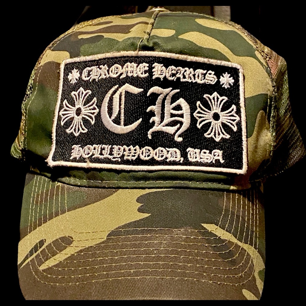 Camouflage Chrome Hearts Trucker Hat